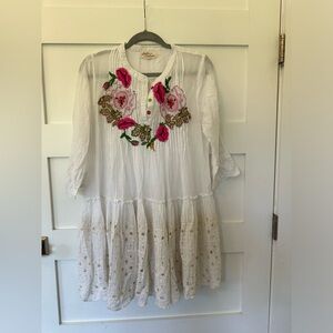 Hand embroidered top